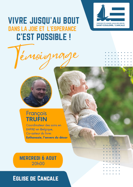 Affiche soirée de témoignage Cancale