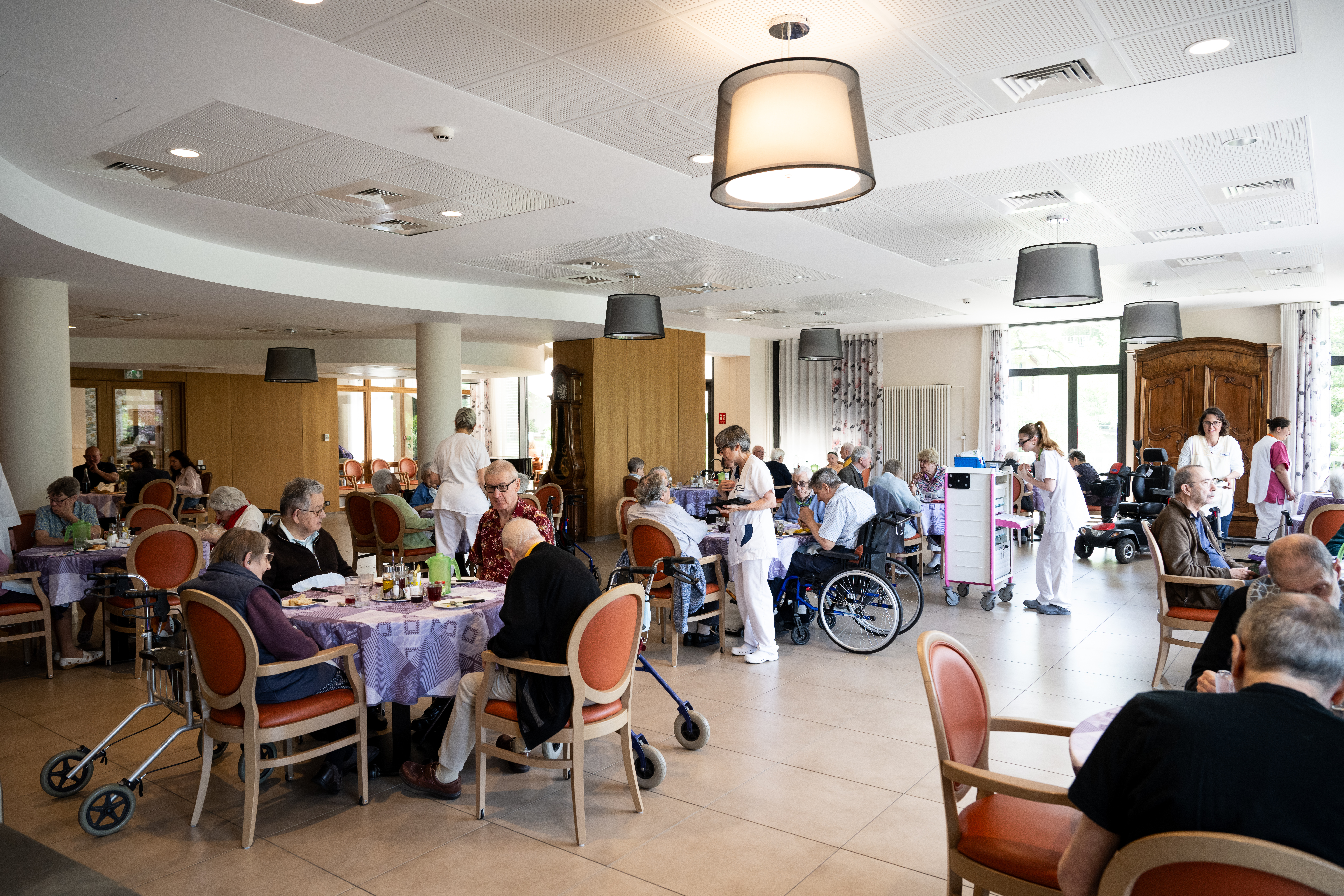 Intérieur d'un ehpad