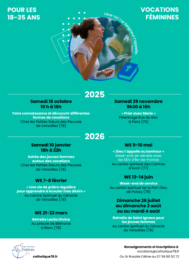 Affiche d'un évènement à Versailles