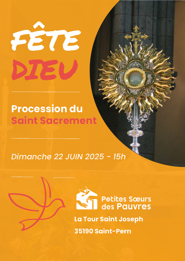 Ostensoir posé sur un autel pour une adoration